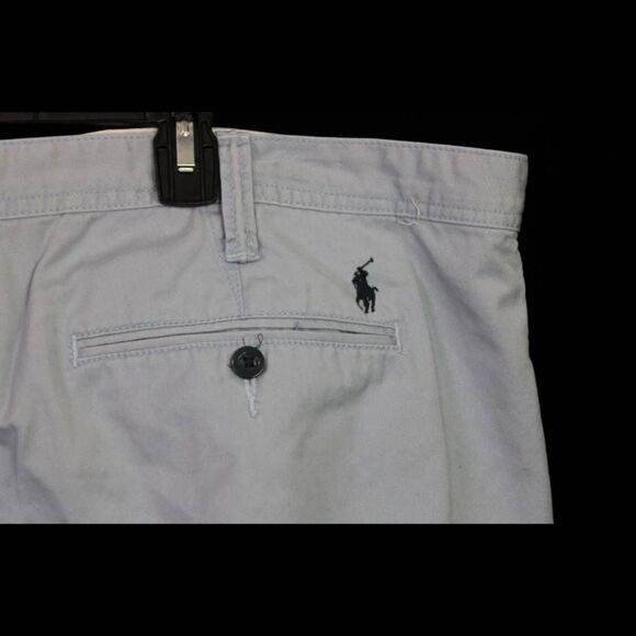 POLO RALPH LAUREN LIGHT BLUE CASUAL CHINO SHORTS SIZE 48B BIG - Picture 6 of 7